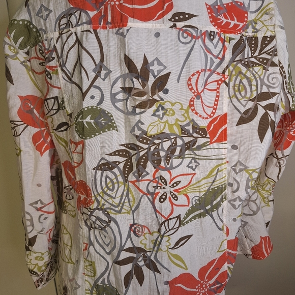 Drapers & Damon's Rayon Button Down Shirt , Size Large - Picture 6 of 9